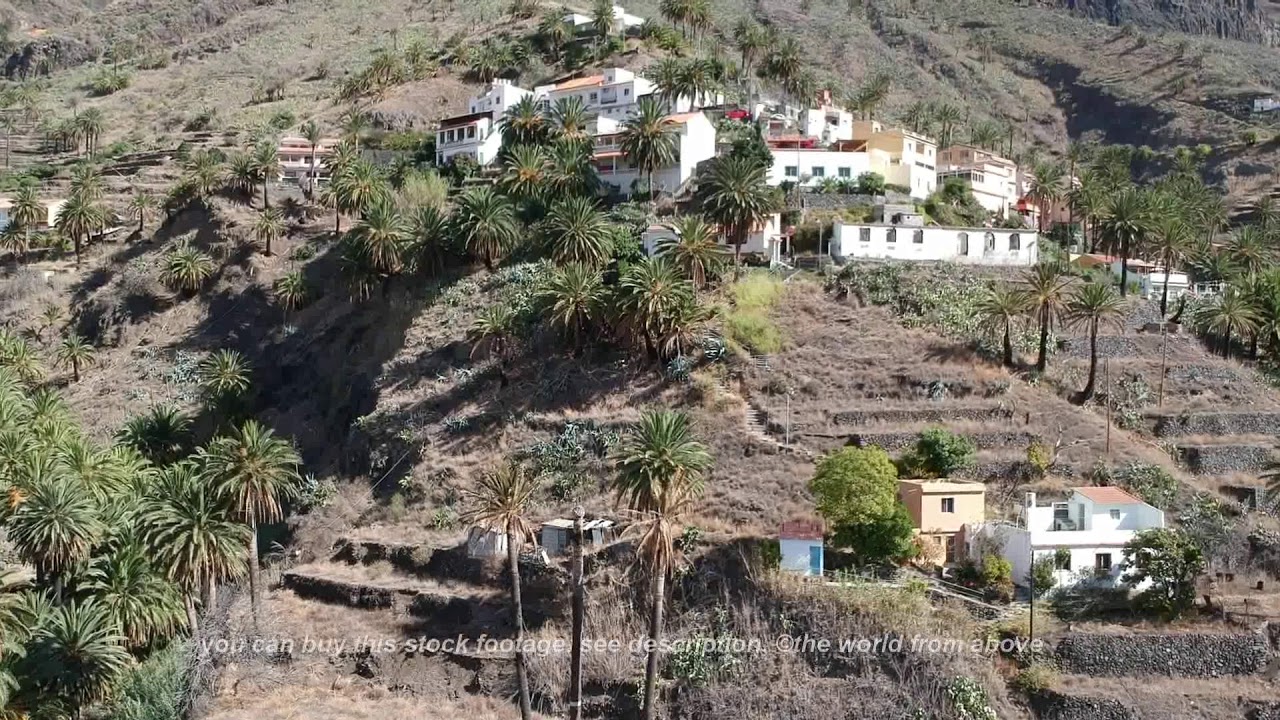 Aerial Drone Footage of Valle Gran Rey, La Gomera 🌄