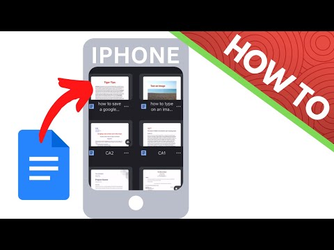 How to Save a Google Doc as PDF to Files on Iphone