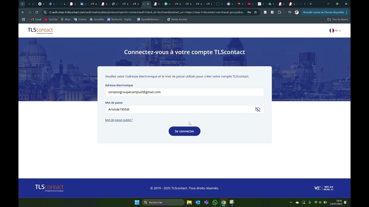 Prendre Rendez-vous TLS pour Visa 📅