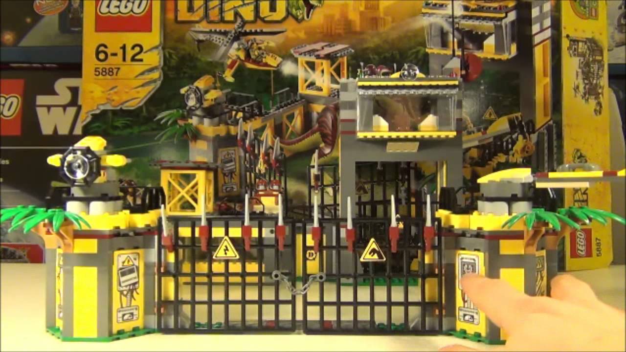 Lego Dino 2012 Set 5887 Defense HQ Review.