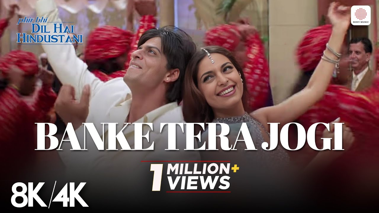 Banke Tera Jogi 8K/4K Music Video | SRK & Juhi