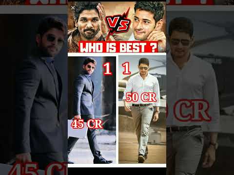 Allu Arjun 🆚 Mahesh babu #shorts #alluarjun #maheshbabu new south Indian Hindi dubbed movie