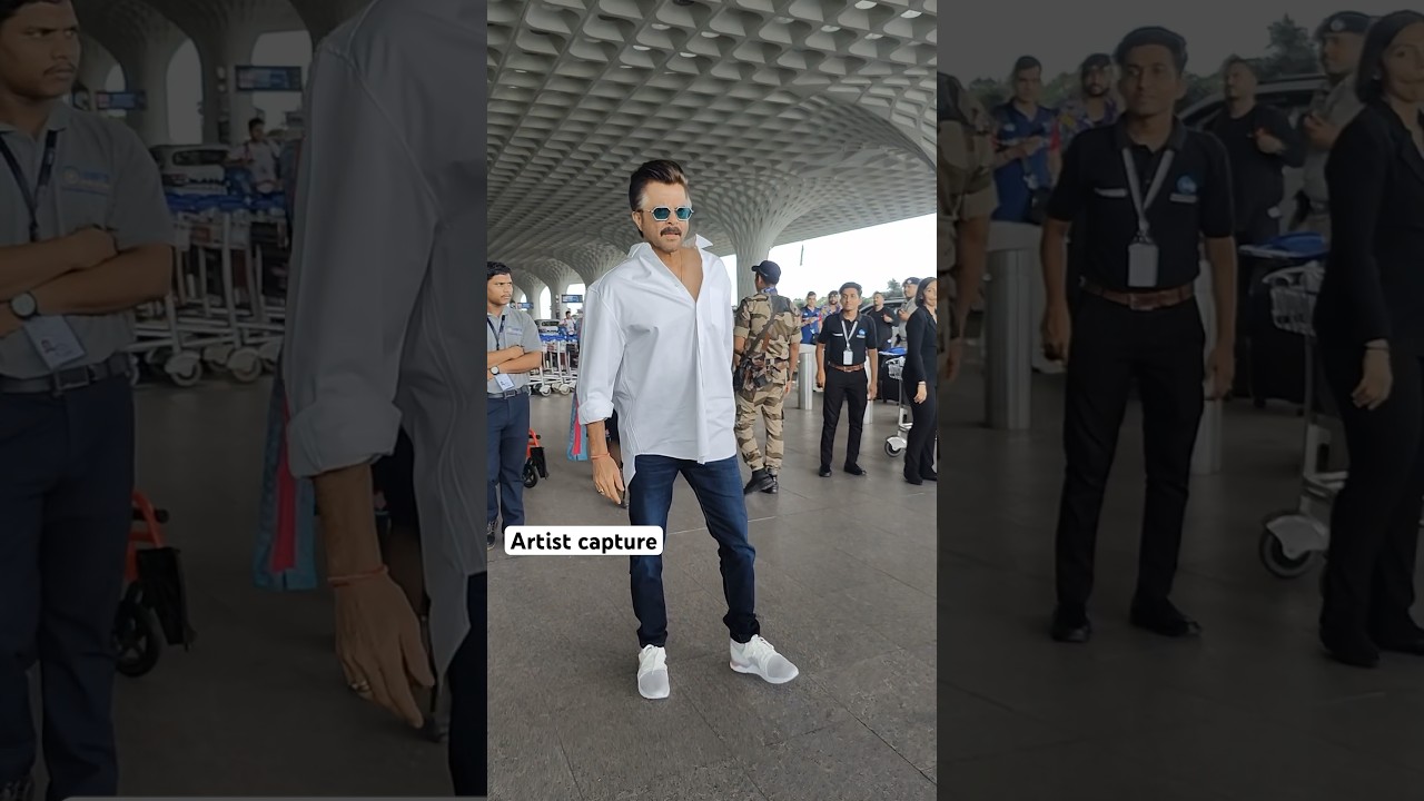 Anil Kapoor Spotted at Airport ✈️