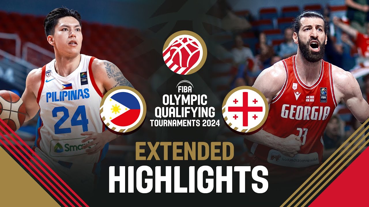 Philippines 🇵🇭 vs Georgia 🇬🇪 FIBA OQT 2024 Highlights