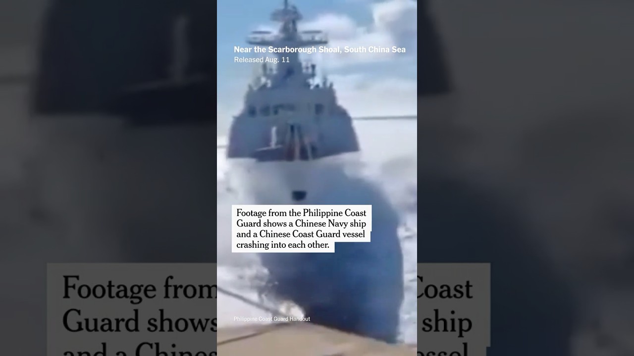Two Chinese Ships Collide While Chasing Philippine Patrol Boat