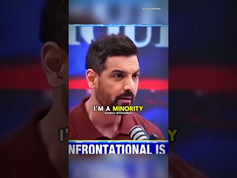 Are Minorities not safe in India?🤔😯Ft John Abraham