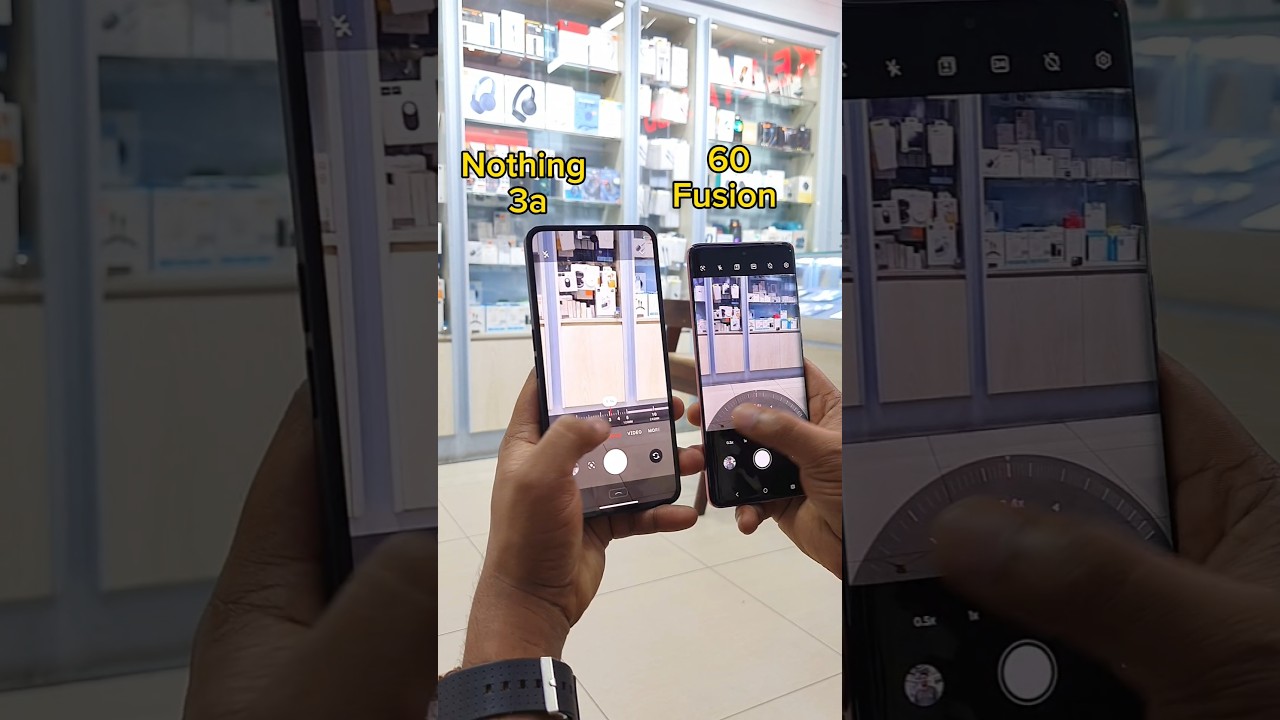 Nothing Phone 3a vs Motorola Edge 60 Fusion Camera Test 📸