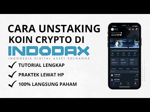 Berhasil ! Cara Unstaking Koin Crypto Di Indodax