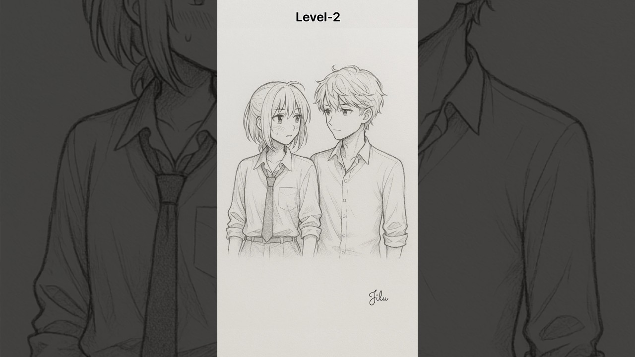 Anime Love Sketch That Will Break Your Heart 💔