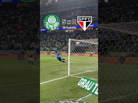 OS GOLS DA GOLEADA DO PALMEIRAS🔥🔥 Palmeiras 5 x 0 Sao Paulo!!! #shortsfutebol