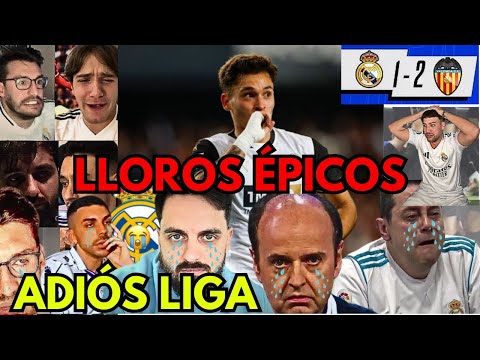 LAS MEJORES REACCIONES Y LLOROS MADRIDISTAS AL PARTIDO REAL MADRID 1-2 VALENCIA đđđđđđ