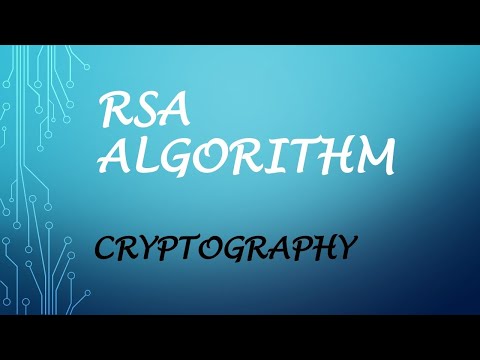 RSA ALGORITHM|cryptography|asymmetric cryptography