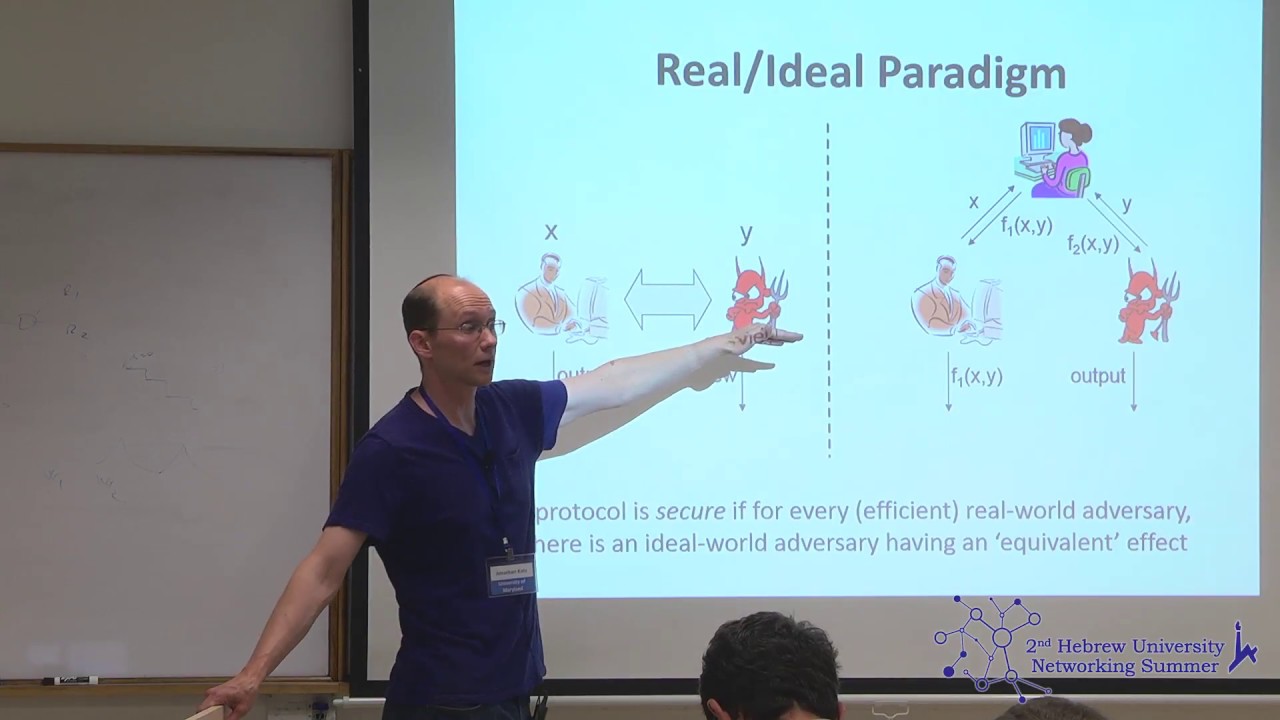 2nd HebrewU Networking Summer: Recent Advances in Efficient, Generic Secure Computation by Jonathan Katz