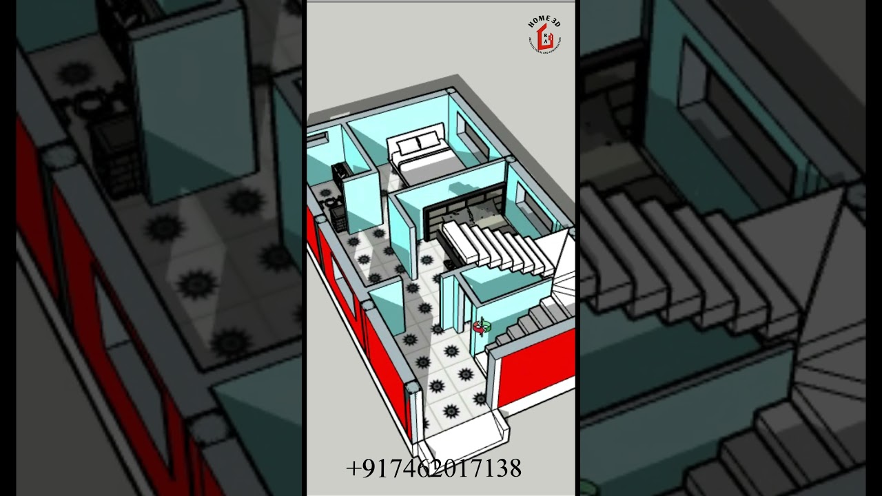 15x25 2BHK House Plan 🏡