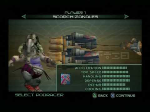 Star Wars Racer Revenge: All Characters Guide