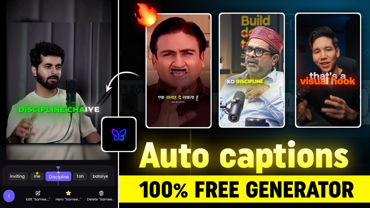 Free Auto Captions Generator for Videos 🎥
