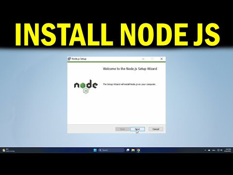 How To install Node js on Windows 10 or 11