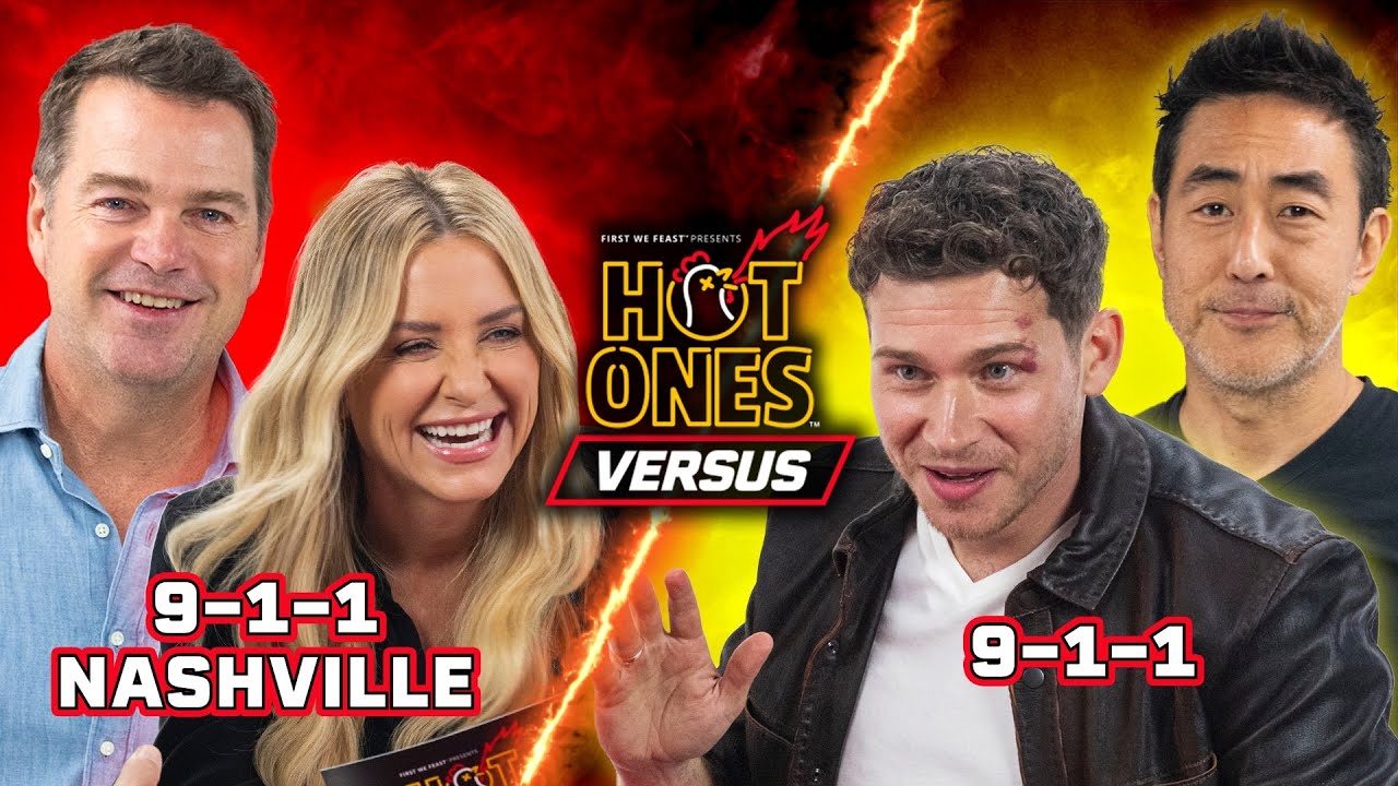 9-1-1 Stars Face Off on Hot Ones 🌶️