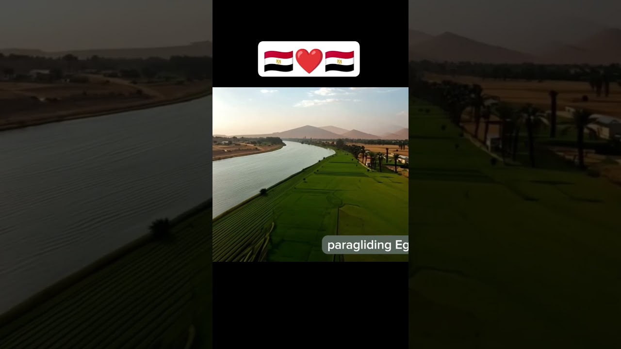 Paragliding Over Egypt's Landmarks with Hussain Al Jassmi 🎶