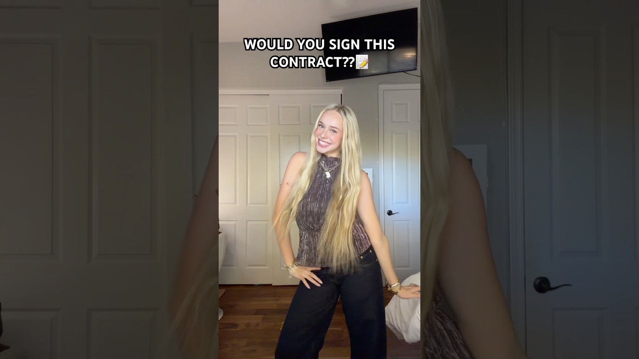 Would You Sign This Contract? 🤔 | Shocking Dance Contract Reveal