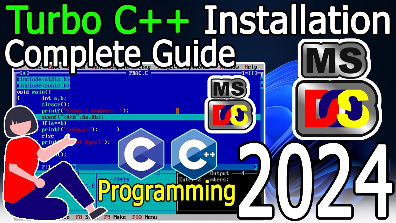 Install Turbo C++ on Windows 10/11 (2024 Guide)