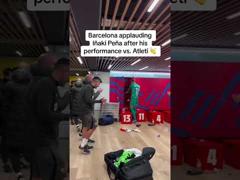 Iñaki Peña made some key saves😤💪 (via @fcbarcelona/TT) #shorts