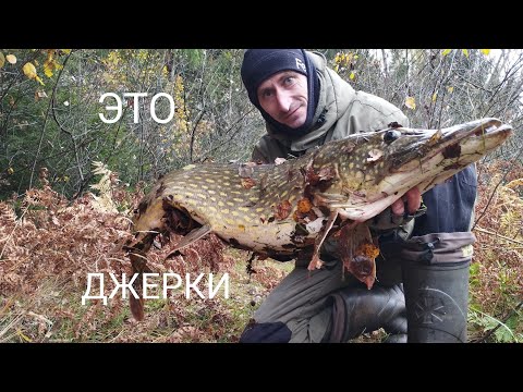 ЭТО САМАЯ КРУПНАЯ ЩУКА В МОЕЙ ЖИЗНИ!!! Щука на джерки, рыбалка в Беларуси!