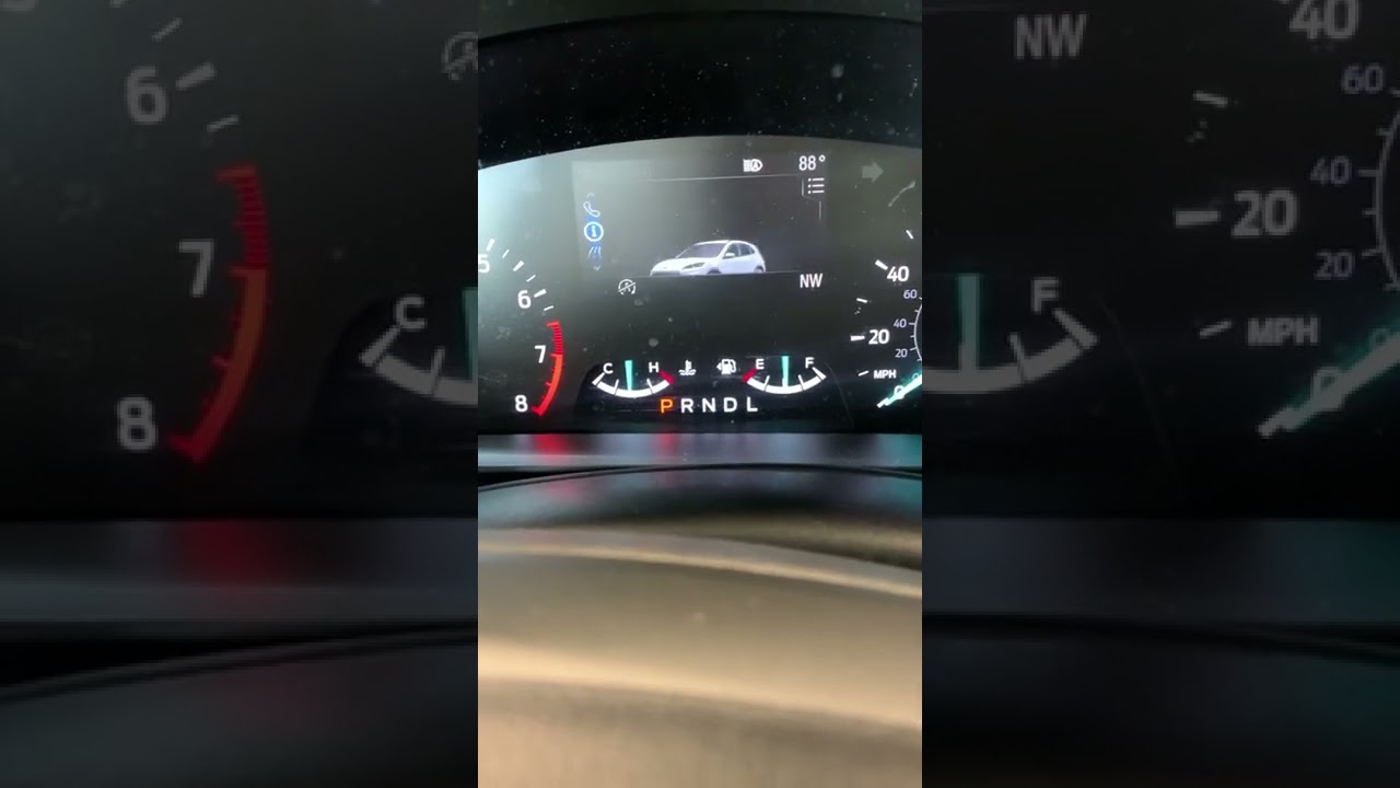 How to reset oil life on a 2020 Ford Escape