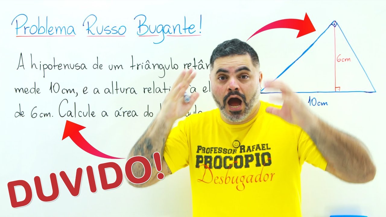 Desafio Matemático: Problema da Altura em um Triângulo Retângulo