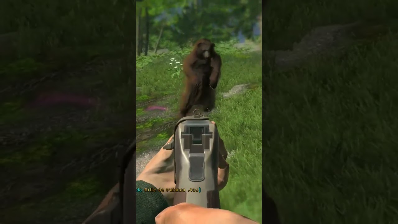 Charging Brown Bear in The Hunter Classic 🐻