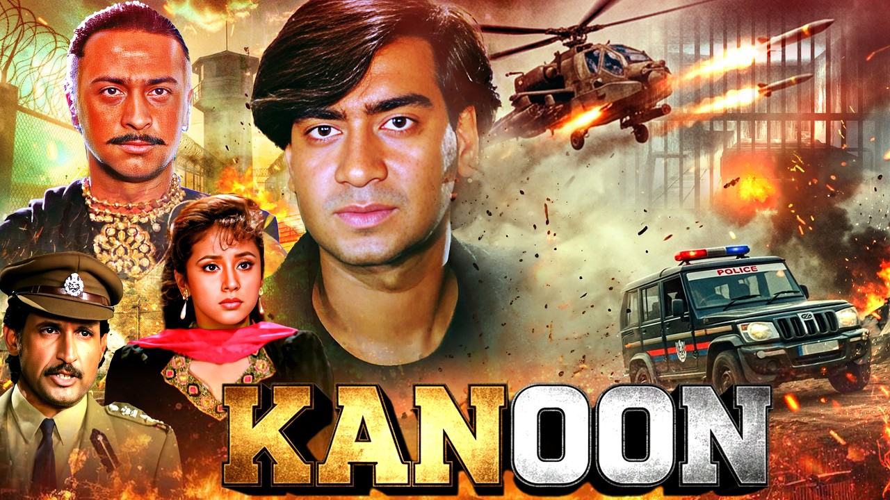 Ajay Devgn's Kanoon (1994) | Hindi Action 🎬