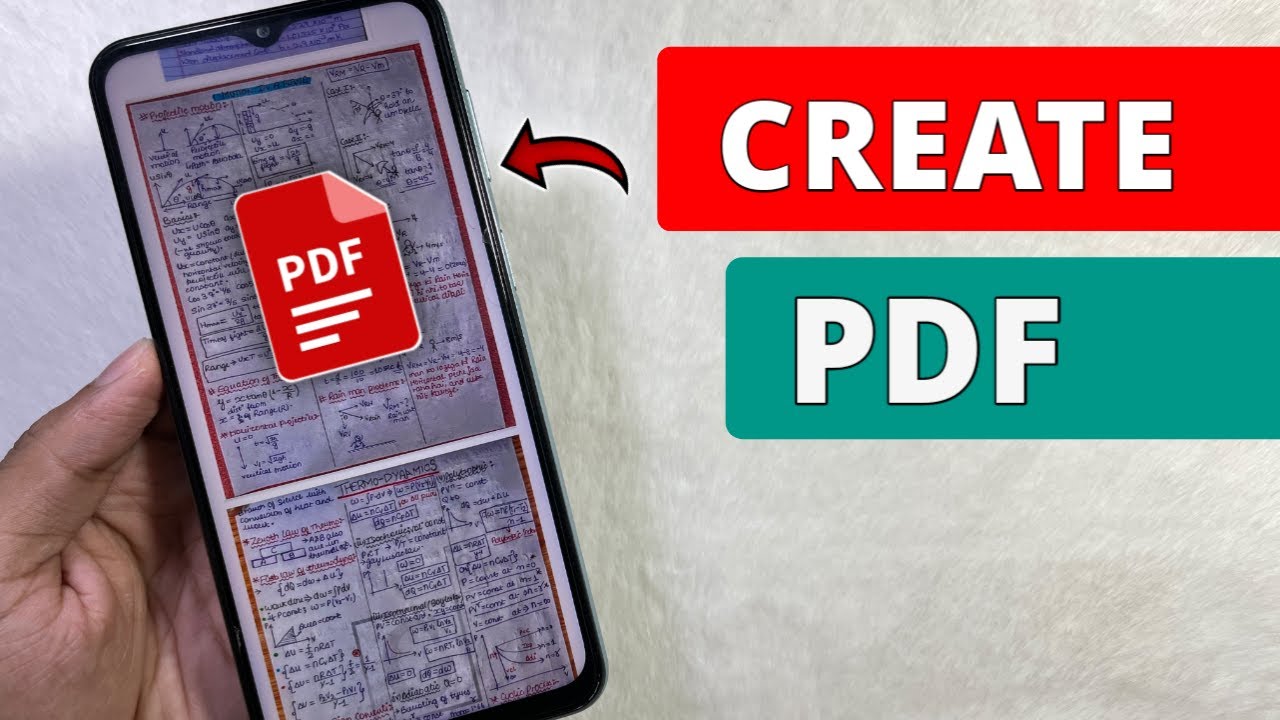 Create PDF Files on Samsung Mobile Without Apps 📱
