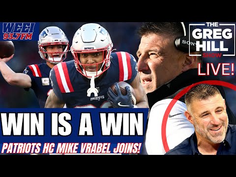 6 in a Row! Patriots HC Mike Vrabel Joins Live! #NFL Deadline Looming ||The Greg Hill Show