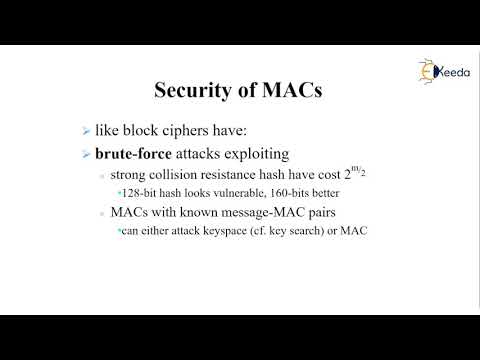 Message Authentication Code MAC