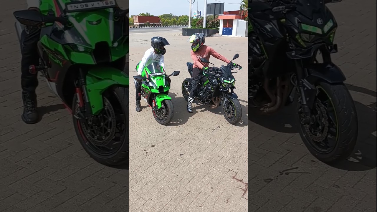 Kawasaki Z900 & ZX-10R 🔥 | Streetfighter vs Supersport Showdown!#Z900#ZX10R#KawasakiZSeries