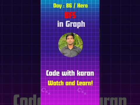 Master BFS in Graphs with Easy Visualization | BFS Algorithm for Beginners#shorts #short#dsa