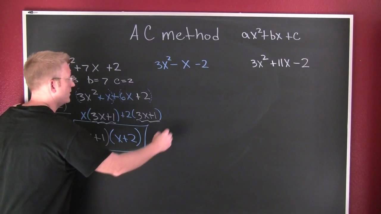 AC Method for Factoring Trinomials ✏️