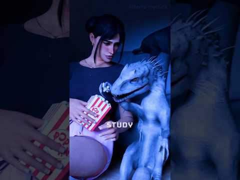 Raising an Indominus Rex 💀 #indominusrex #dinosaur #3d #facts #science #animation #shorts #short