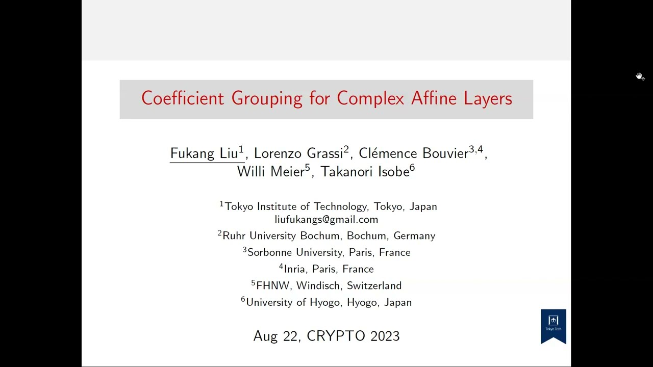 Crypto 2023: Exploring Symmetric Crypto & Public-Key Applications ๐