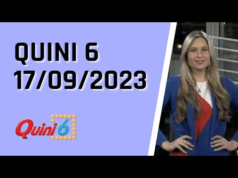 Quini 6 en vivo 17/09/2023 / Resultados del sorteo quini 6 del Domingo 17 de Septiembre del 2023