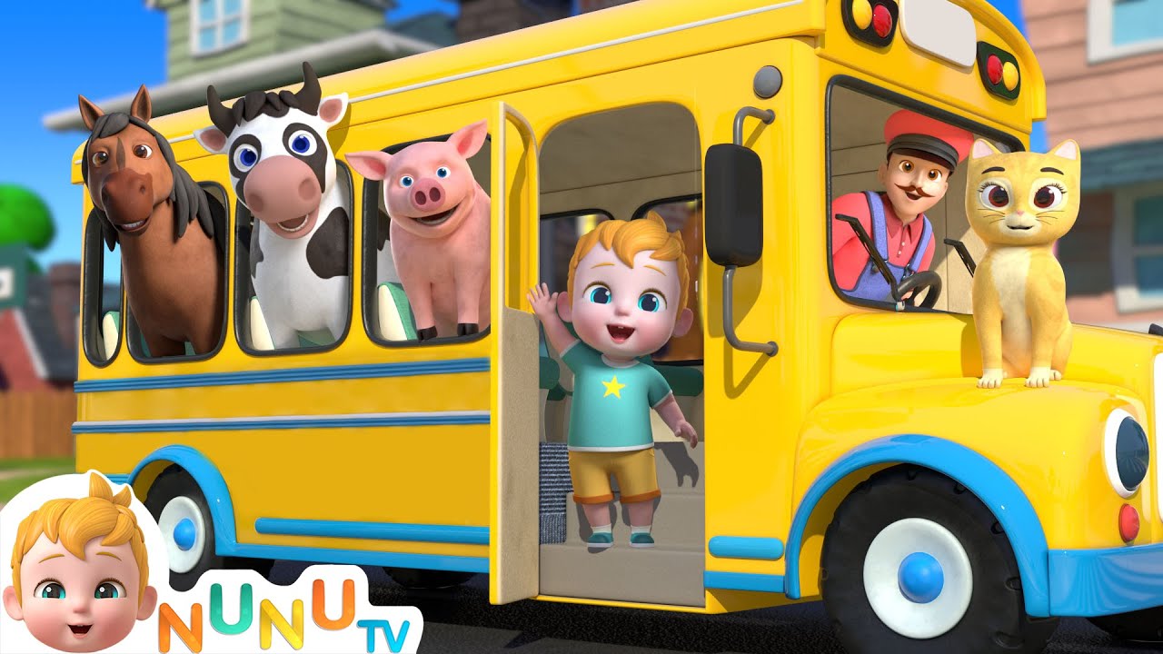 Kids' Nursery Rhymes & Animal Songs | Wheels on the Bus & More 🐾