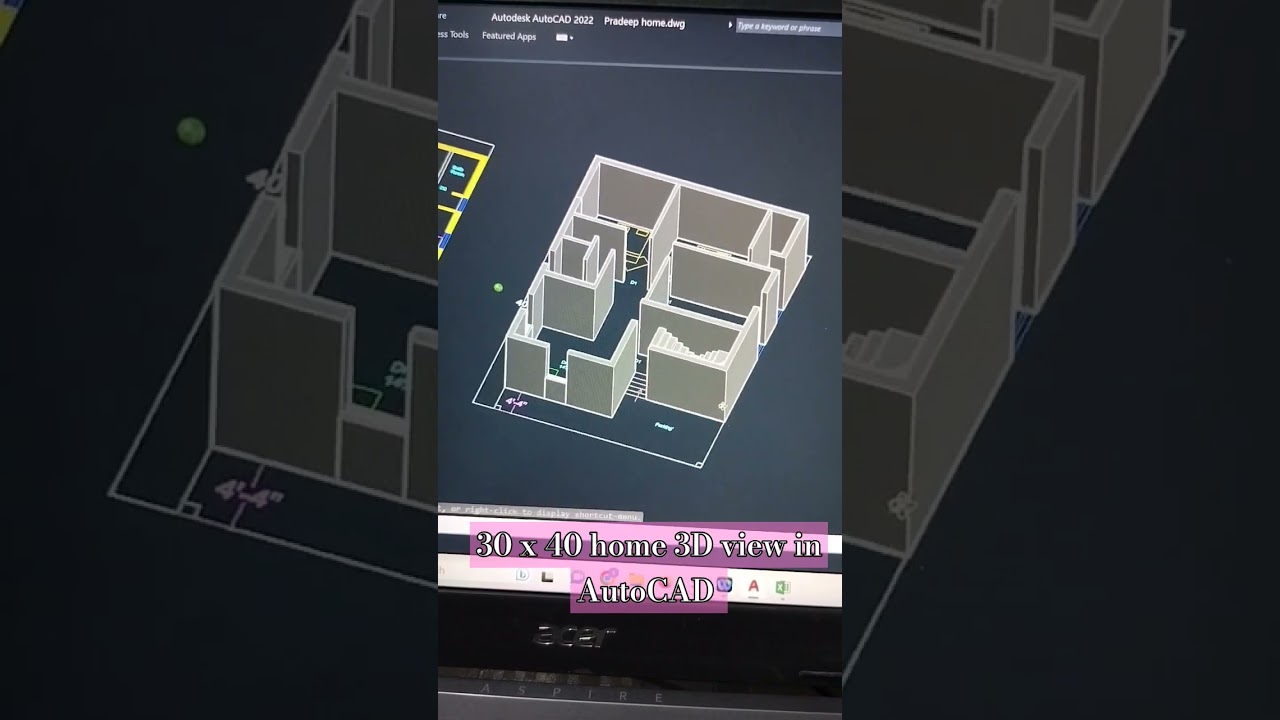 30x40 Duplex House Design | 3D & 2D Plans 🏡