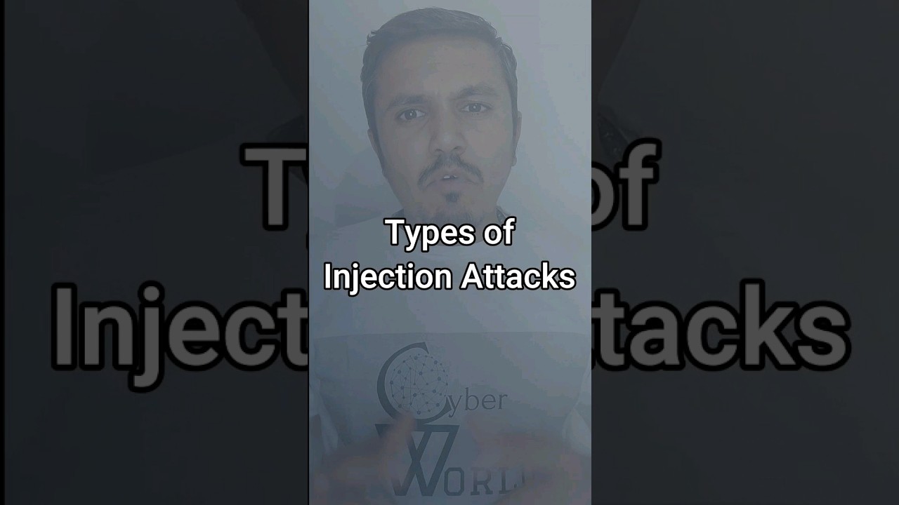 Types of Injection Attacks Explained in Hindi π | Cyber World Hindi #Shorts