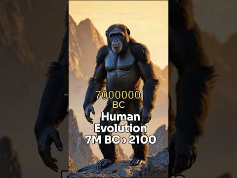 The Evolution of Human: 7 Million BC to 2100! (AI-Generated)