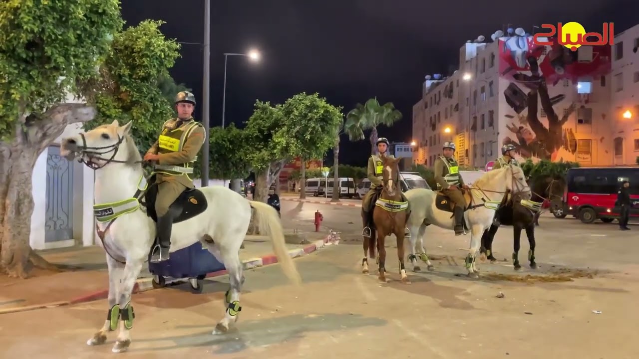 تطويق أمني مكثف حول الملعب بعد أحداث الشغب في الكلاسيكو 🚨