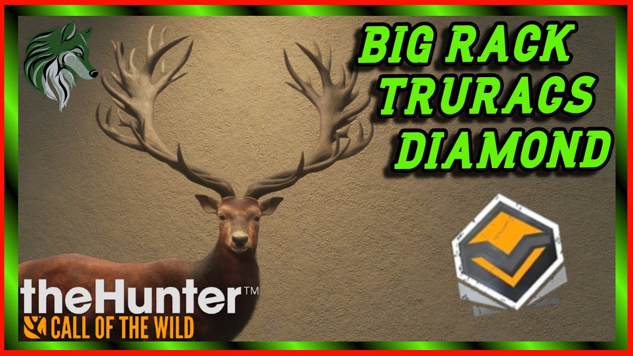 MONSTER DIAMOND TruRACS RED DEER! Big Rack Red Deer! | theHunter Call Of The Wild