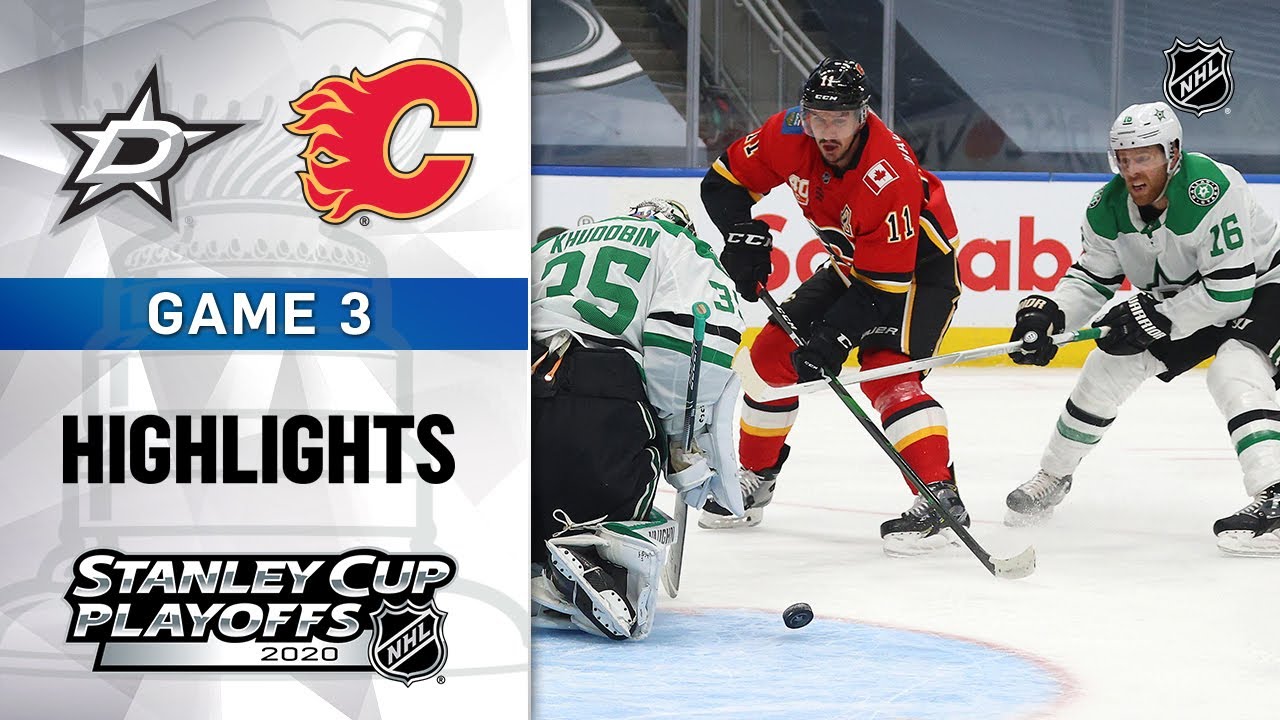 NHL Highlights: Stars vs Flames G3 🏒