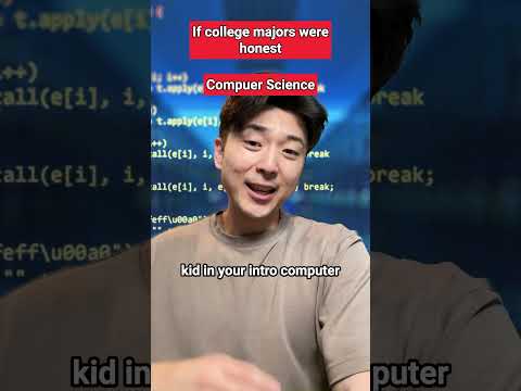 if college majors were honest  #computerscience  #programming #college #ivyleague