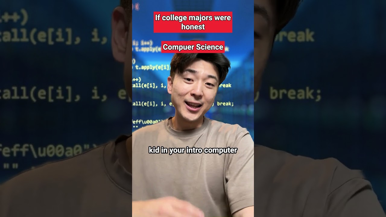 Honest Reflections on College Majors: Computerscience and Programming