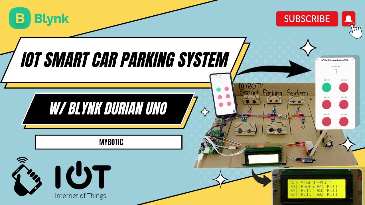 IoT Smart Parking System with Blynk & Arduino 🚗